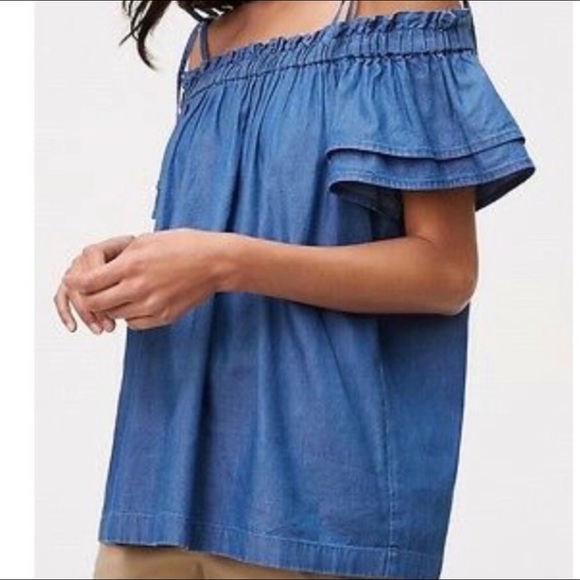 Loft Off-Shoulder Top - Picture 2 of 13